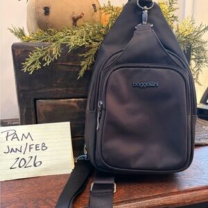 Baggallini Black Sling Bag